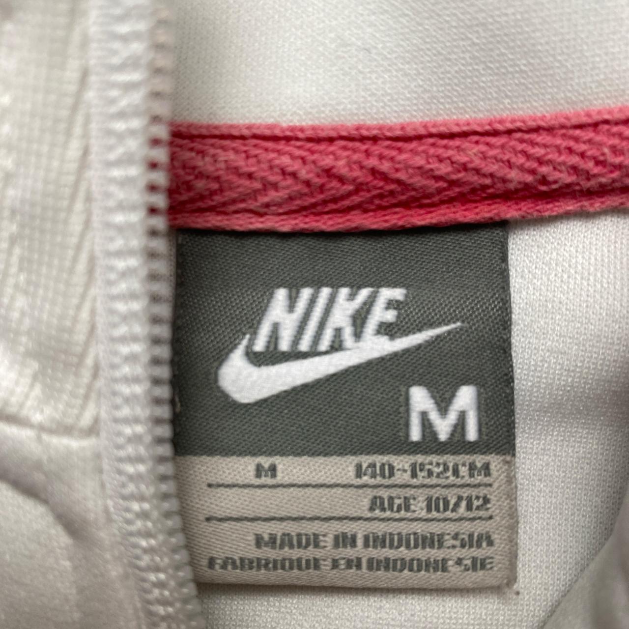 Nike Air Max LTD Vintage Womens White and Pink Hoodie (S)