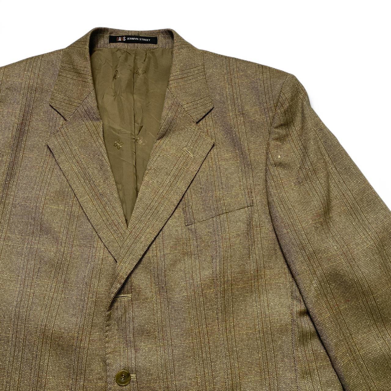 DAKS Wool Blend Tweed Suit Jacket (L)