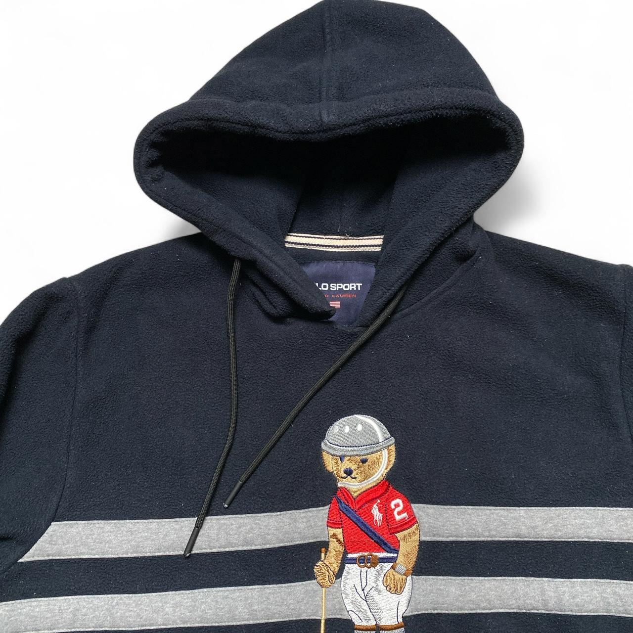 Polo Ralph Lauren Polo Teddy Bear Fleece Navy Hoodie (XL)
