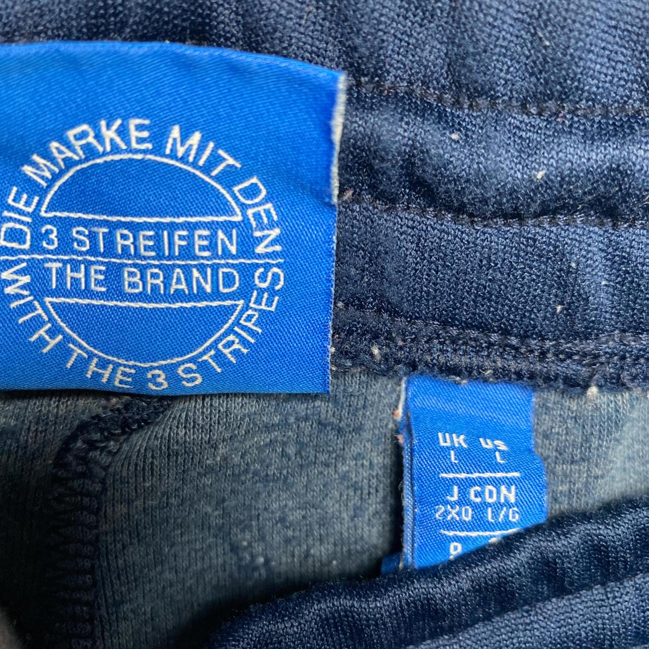 Adidas SST Navy and White Joggers (L)