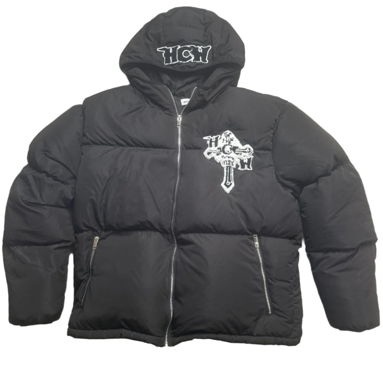 Heaven Can Wait HCW Black Puffer Coat (L)