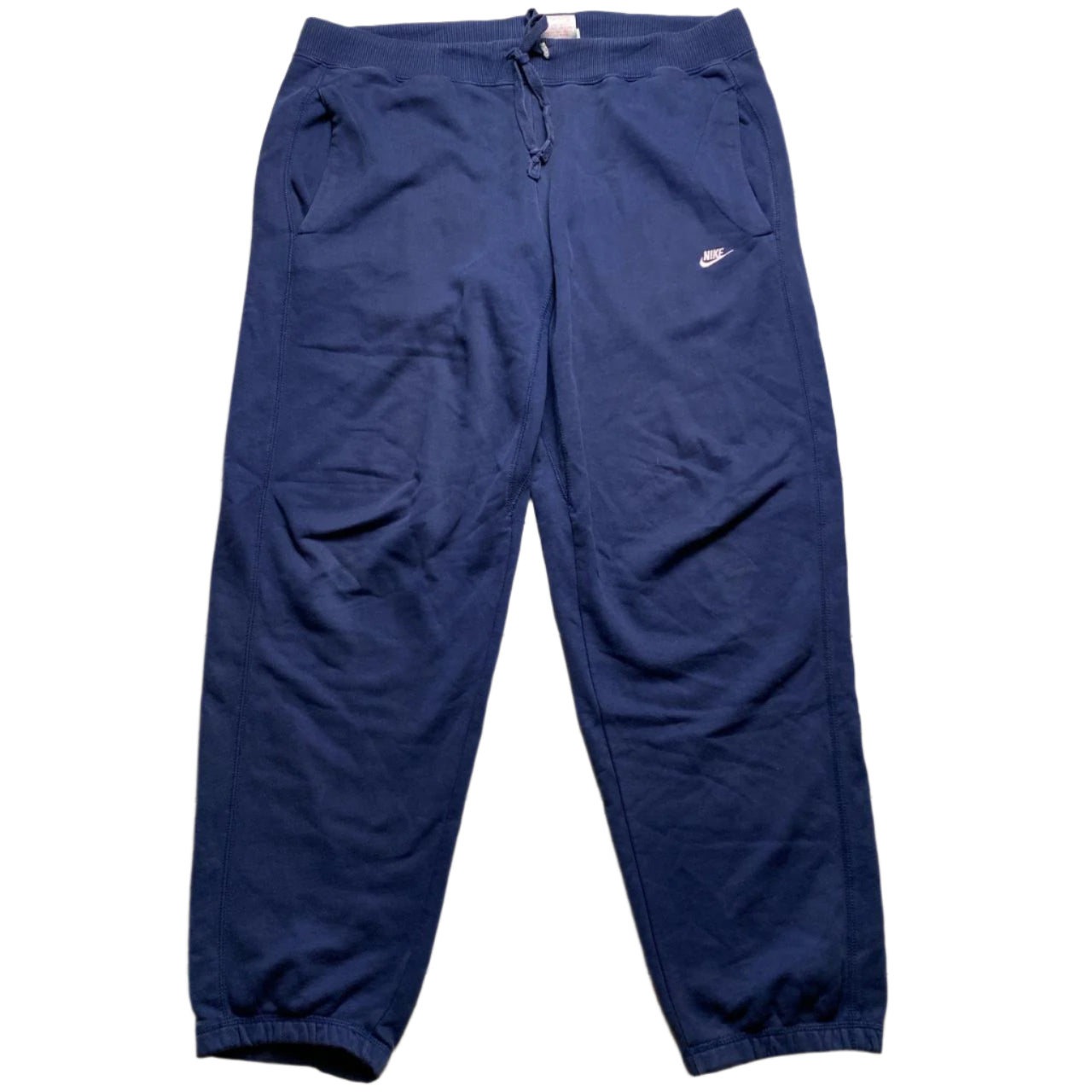 Nike Baggy Vintage Navy and Pink Joggers (L)