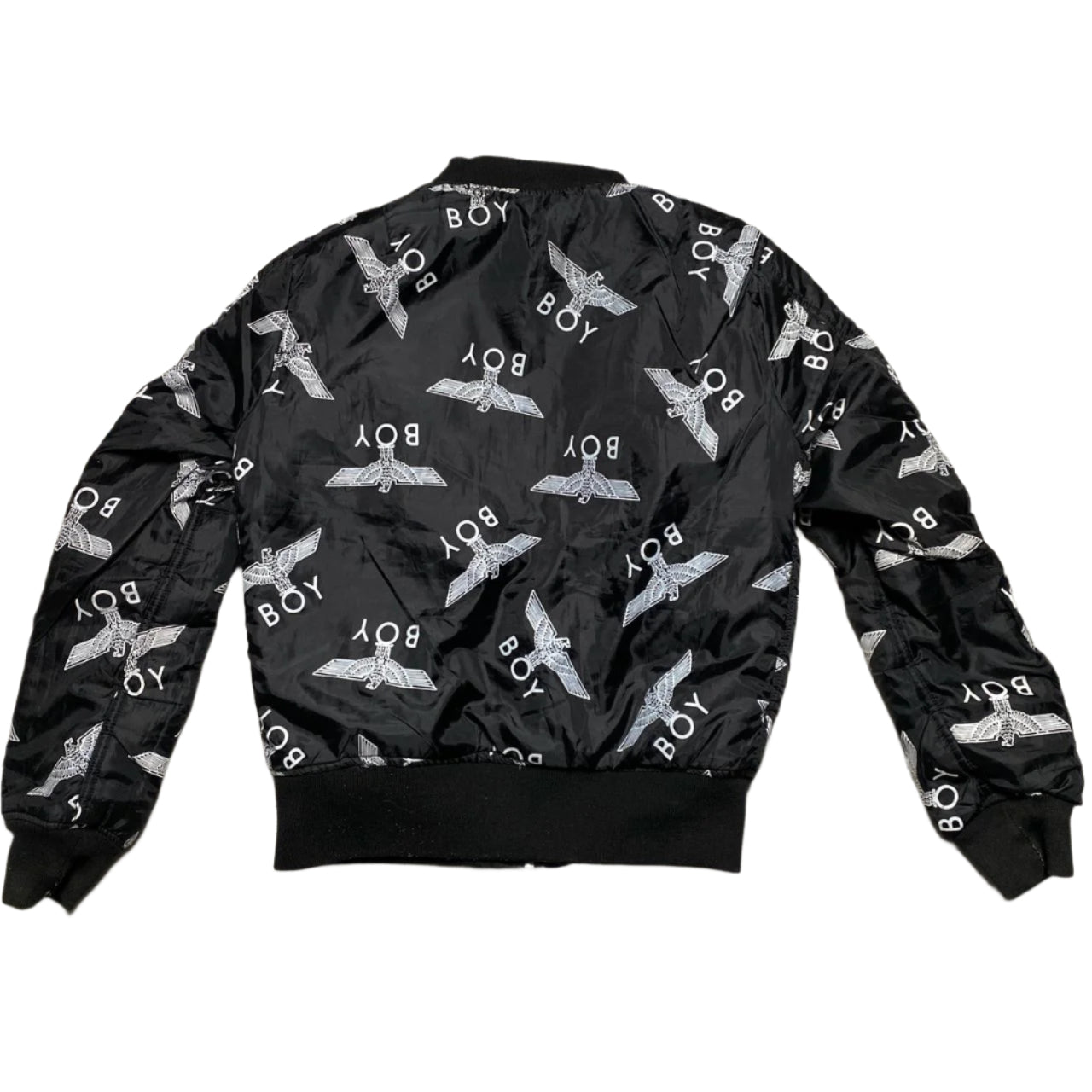 BOY London Black and White Bomber Jacket (XS)