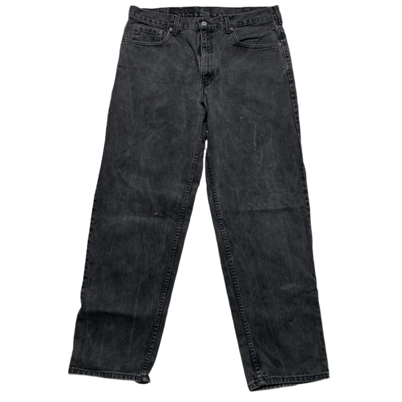 Levis 550 Vintage Baggy Dark Grey Jeans (38W)