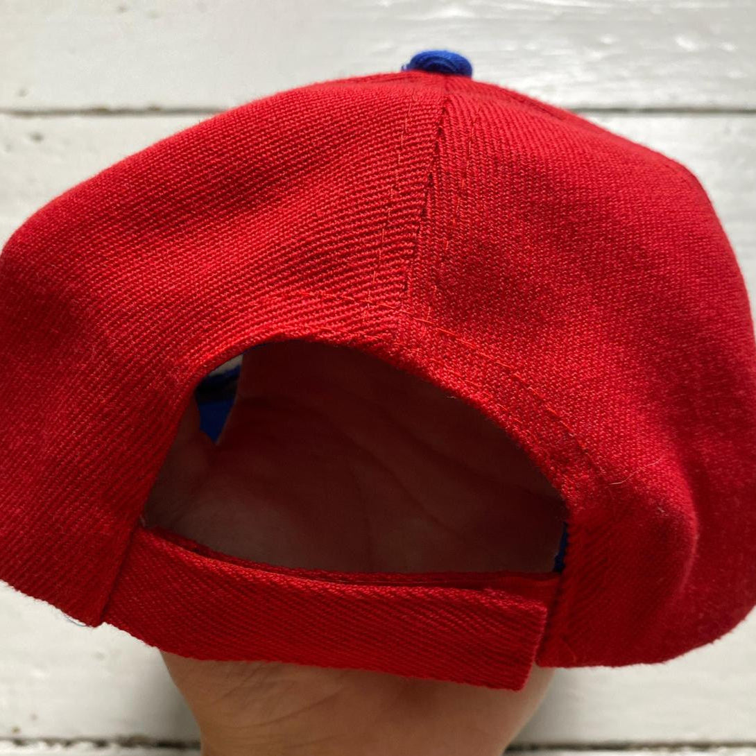 Cuba Vintage Blue Red and White Cap