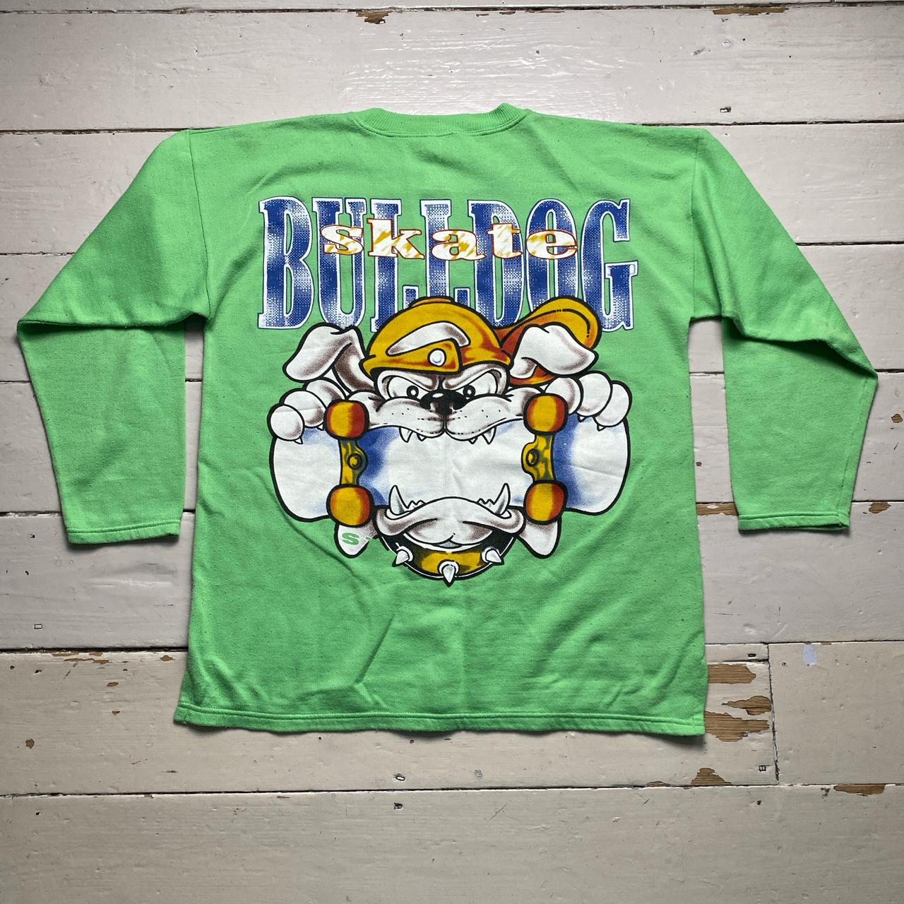 Bulldog Skate Vintage 90’s Green Jumper