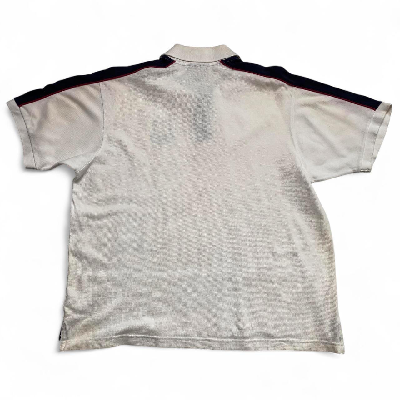 West Ham United Vintage White and Navy Polo Shirt (L)