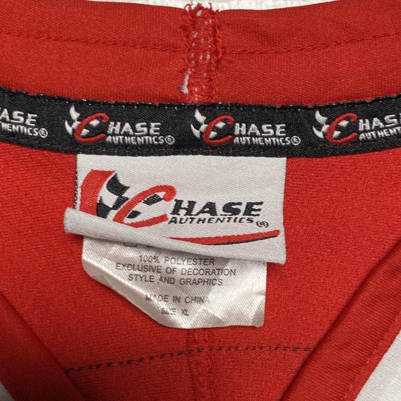 Dodge Chase Authentics Red and Black Long Sleeve Jersey (XL)