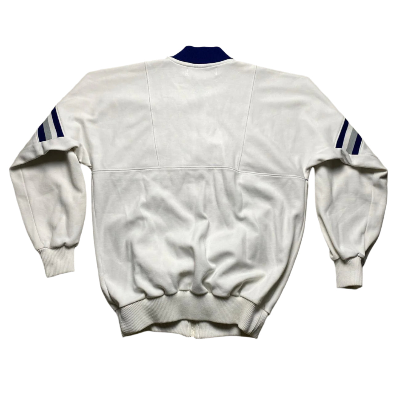 Vintage 80’s White and Blue Trakman Tracksuit Jacket (M)