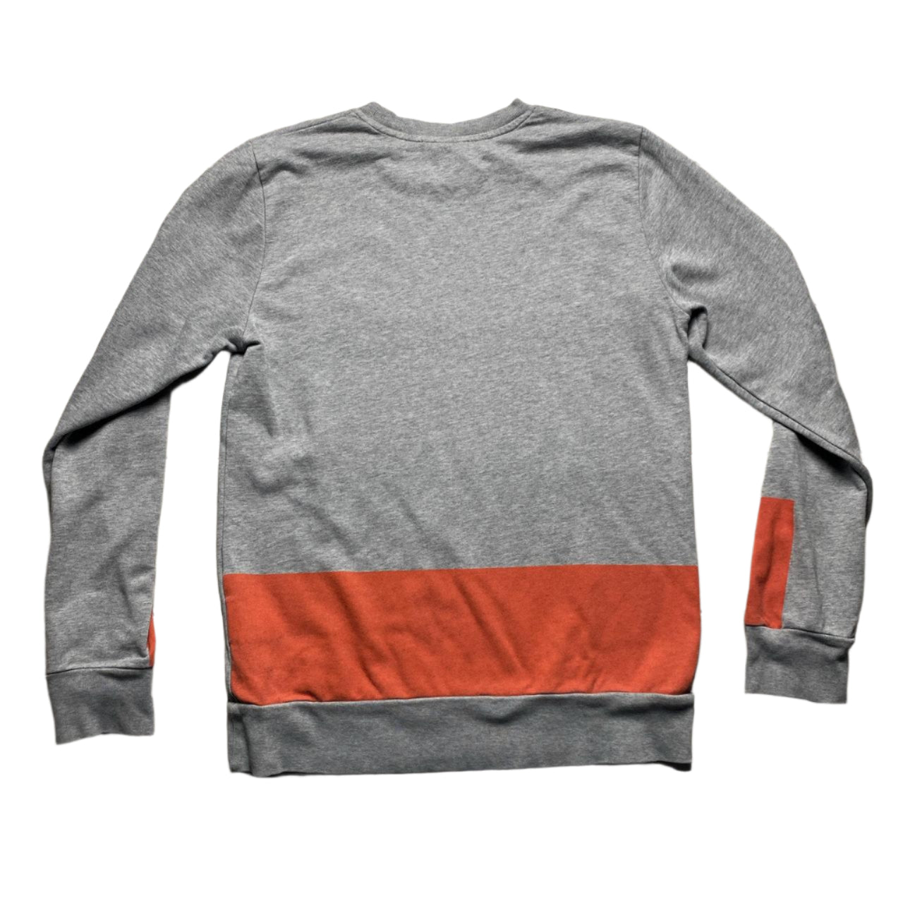 Carhartt WIP Grey and Orange Jumper (S)
