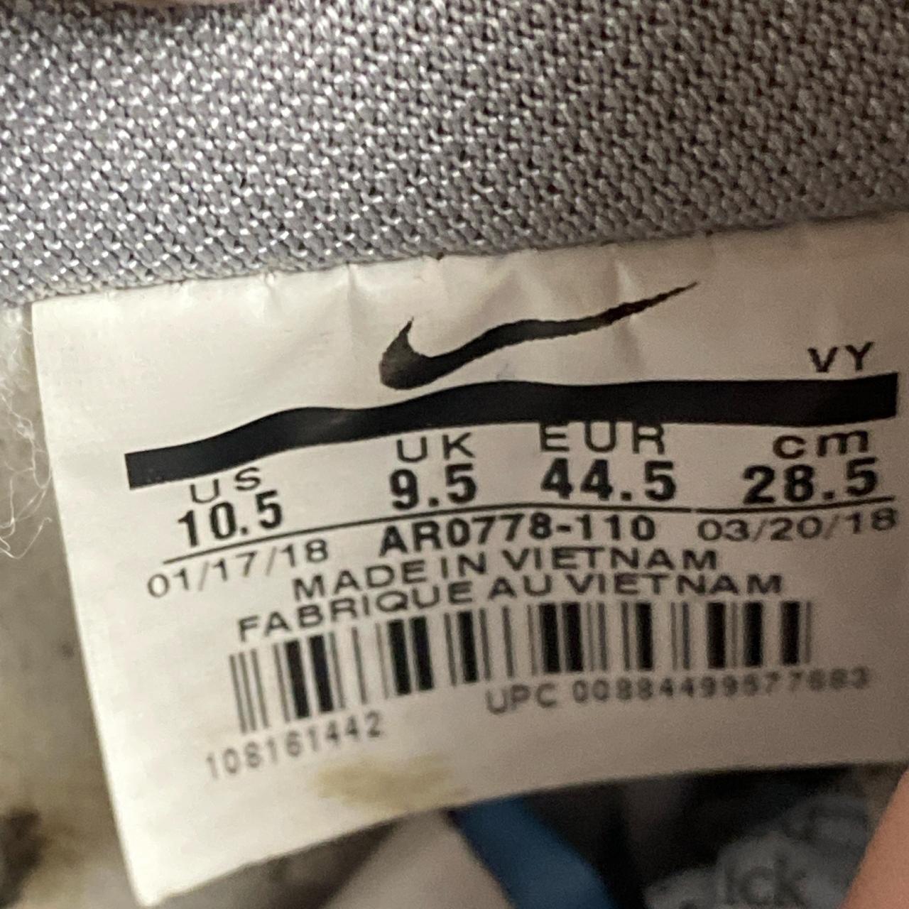 Nike Dunk Low Grey and White (UK 9.5)