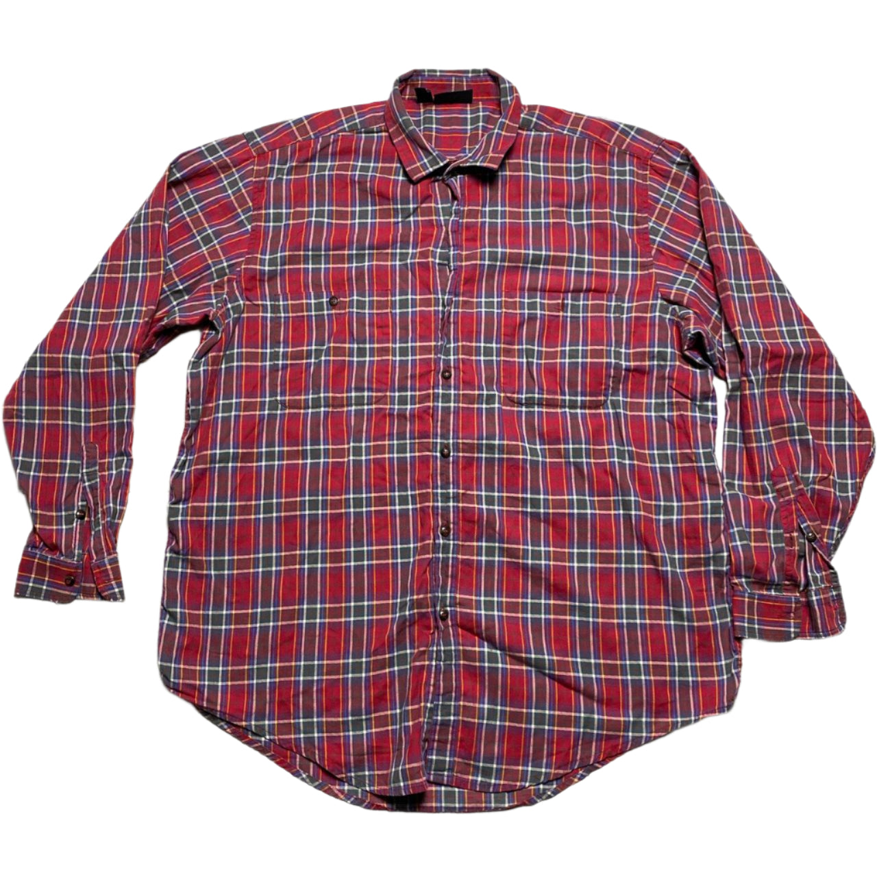 Patagonia Plaid Checked Shirt Red Blue and Green (XL)