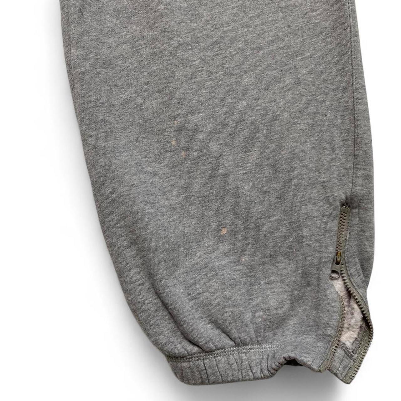 Nike Grey and White Baggy Vintage y2k Joggers (L)