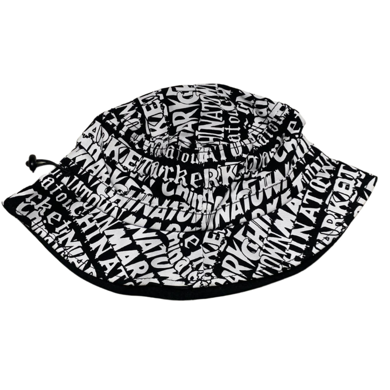 Chinatown Market Black and White Bucket Hat