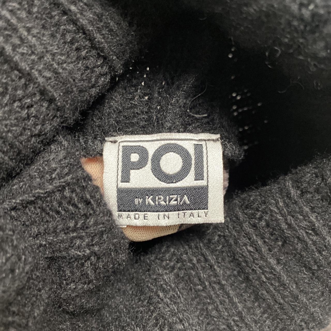 POI By Krizia Vintage y2k Long Sleeve Thin Turtle Neck Top (M)