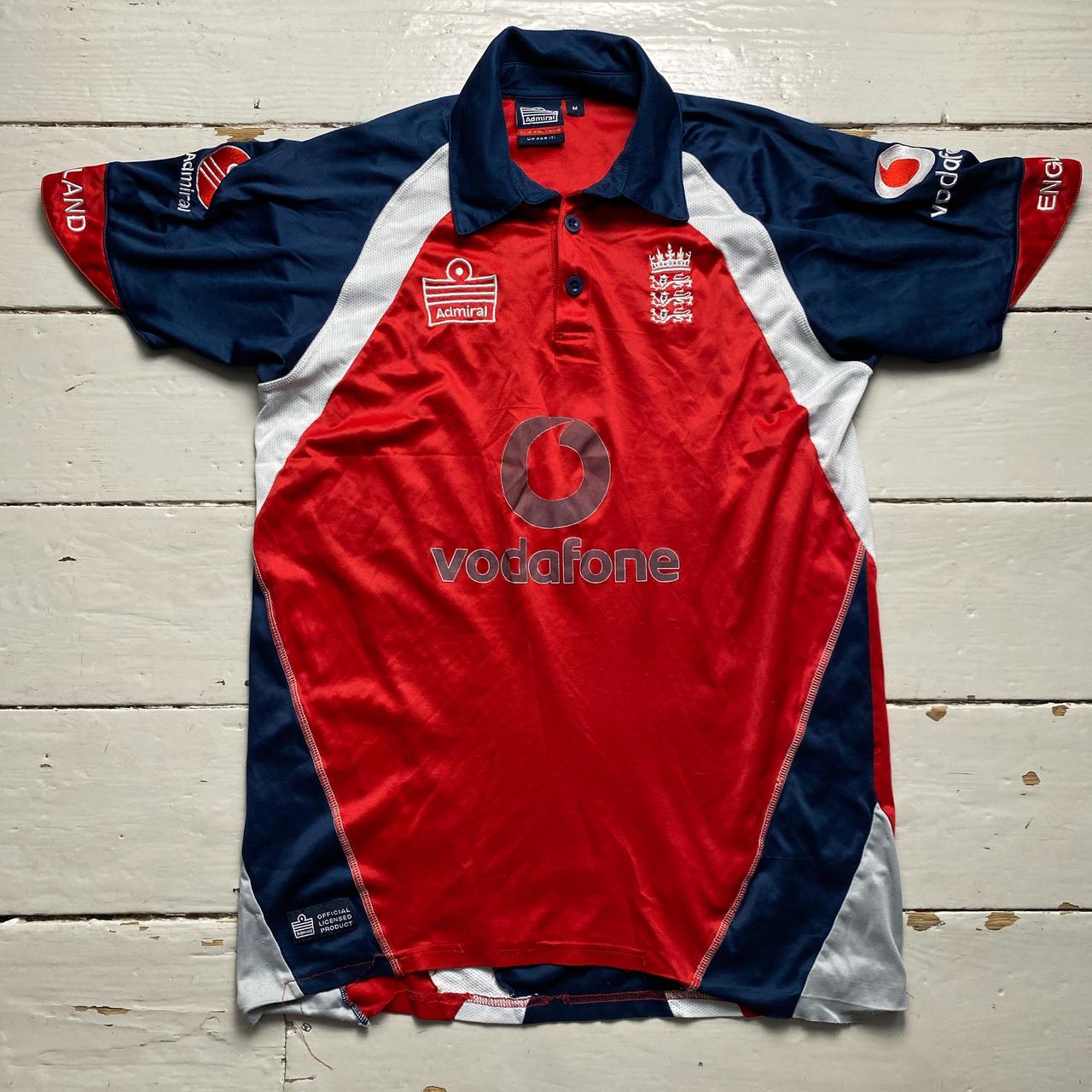 England Vodafone Admiral Vintage Cricket Jersey