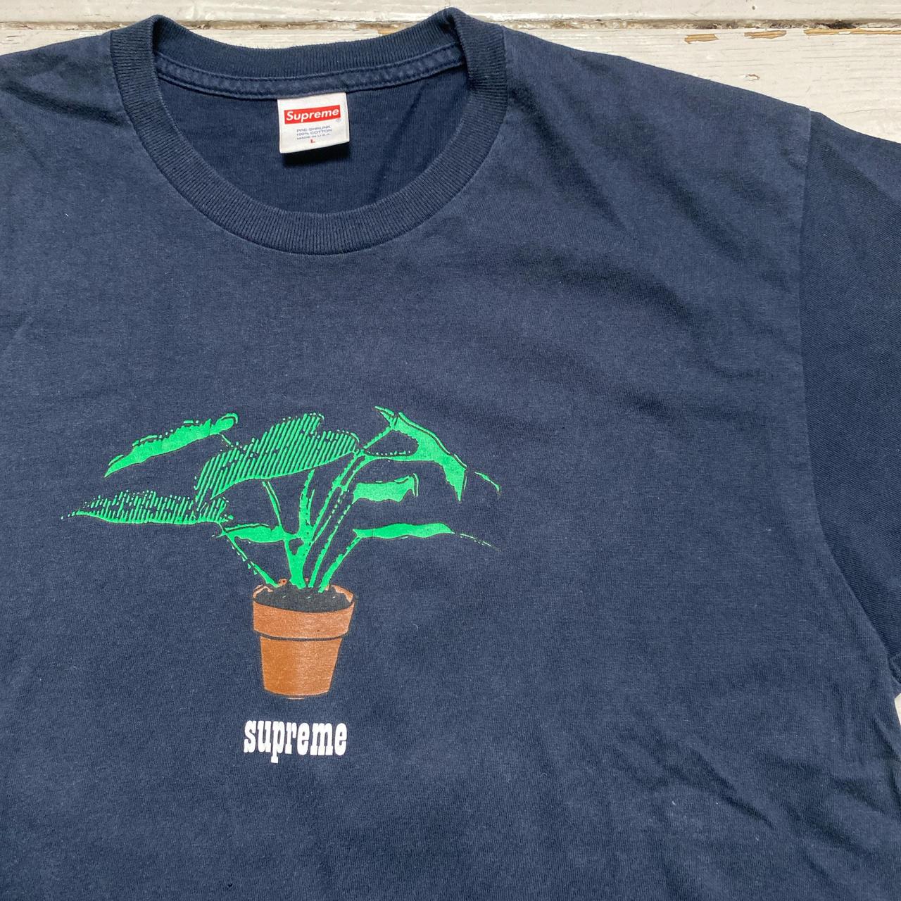Supreme Plant Pot Navy T Shirt