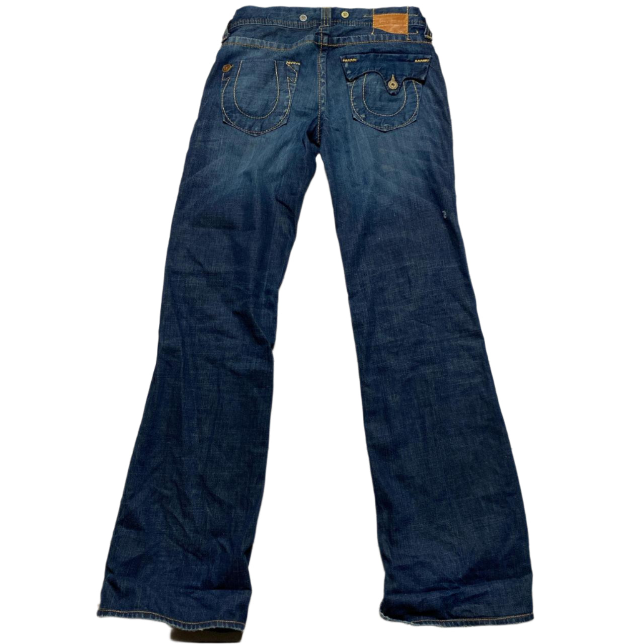 True Religion Womens Flared Baggy Jeans (28W)