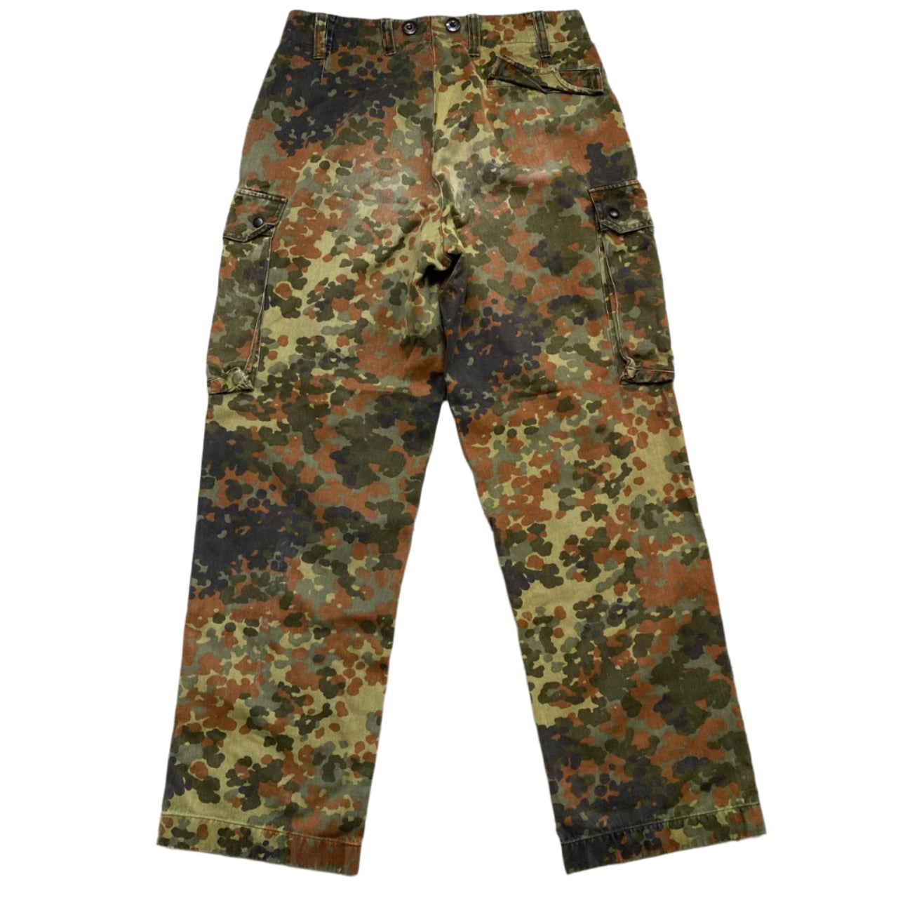 Vintage 1993 Camouflage Army Military Cargo Trousers Brown and Green (W 32)