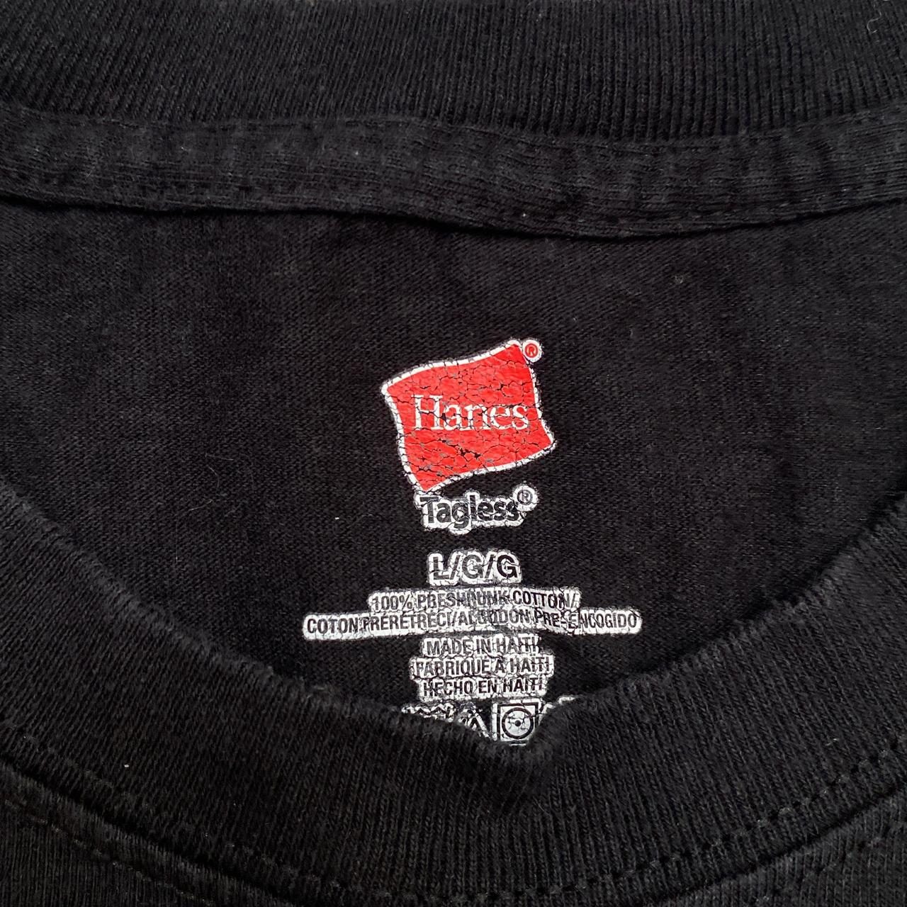 WWE Crew Wrestling T Shirt Black and White (L)