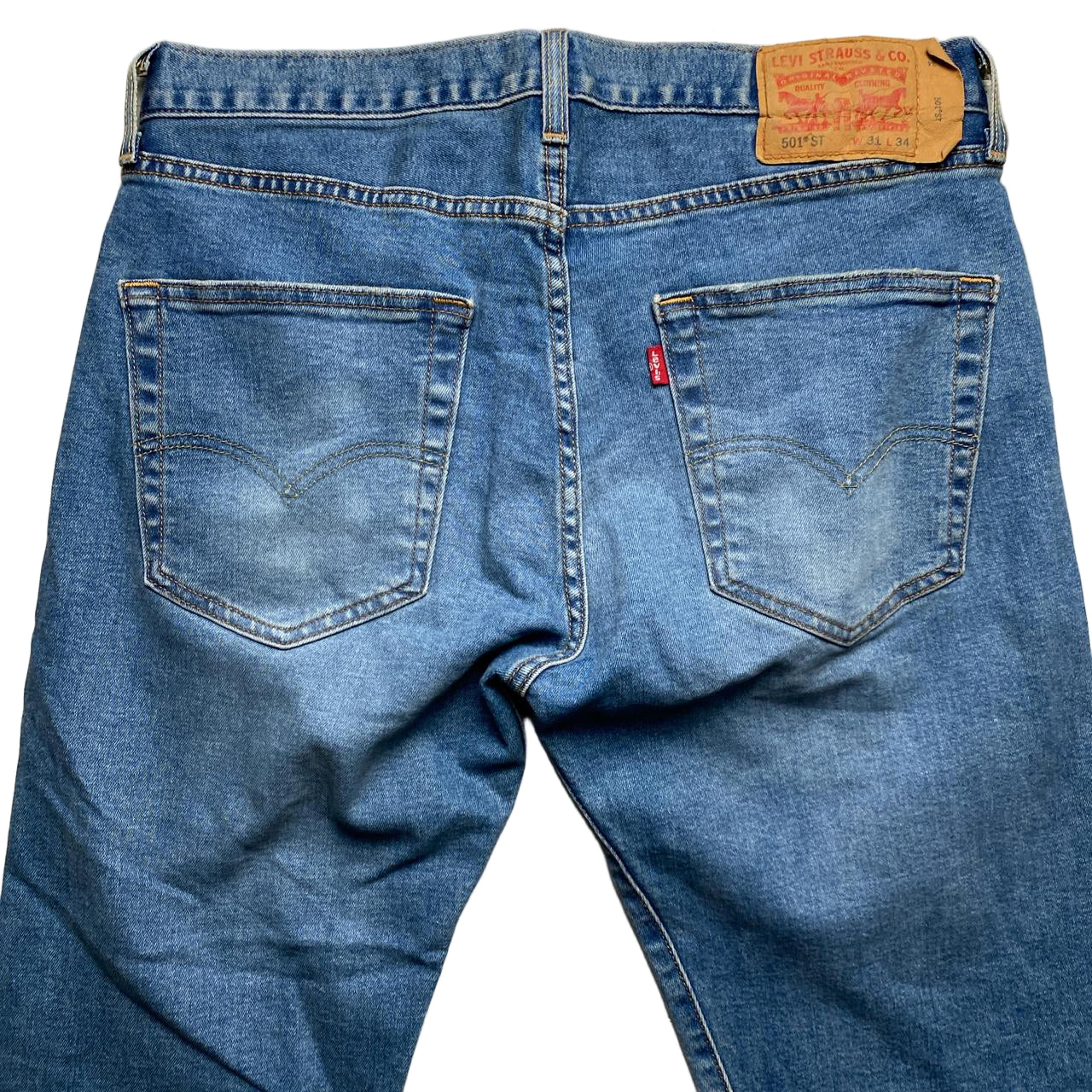 Levis 501 ST Light Blue Jeans (31W)