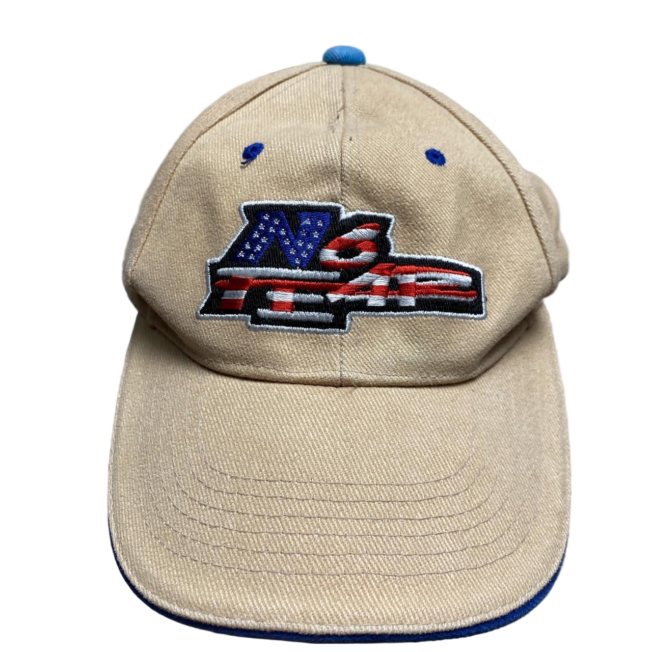 No Fear USA Storm Eyes Vintage Cream Cap