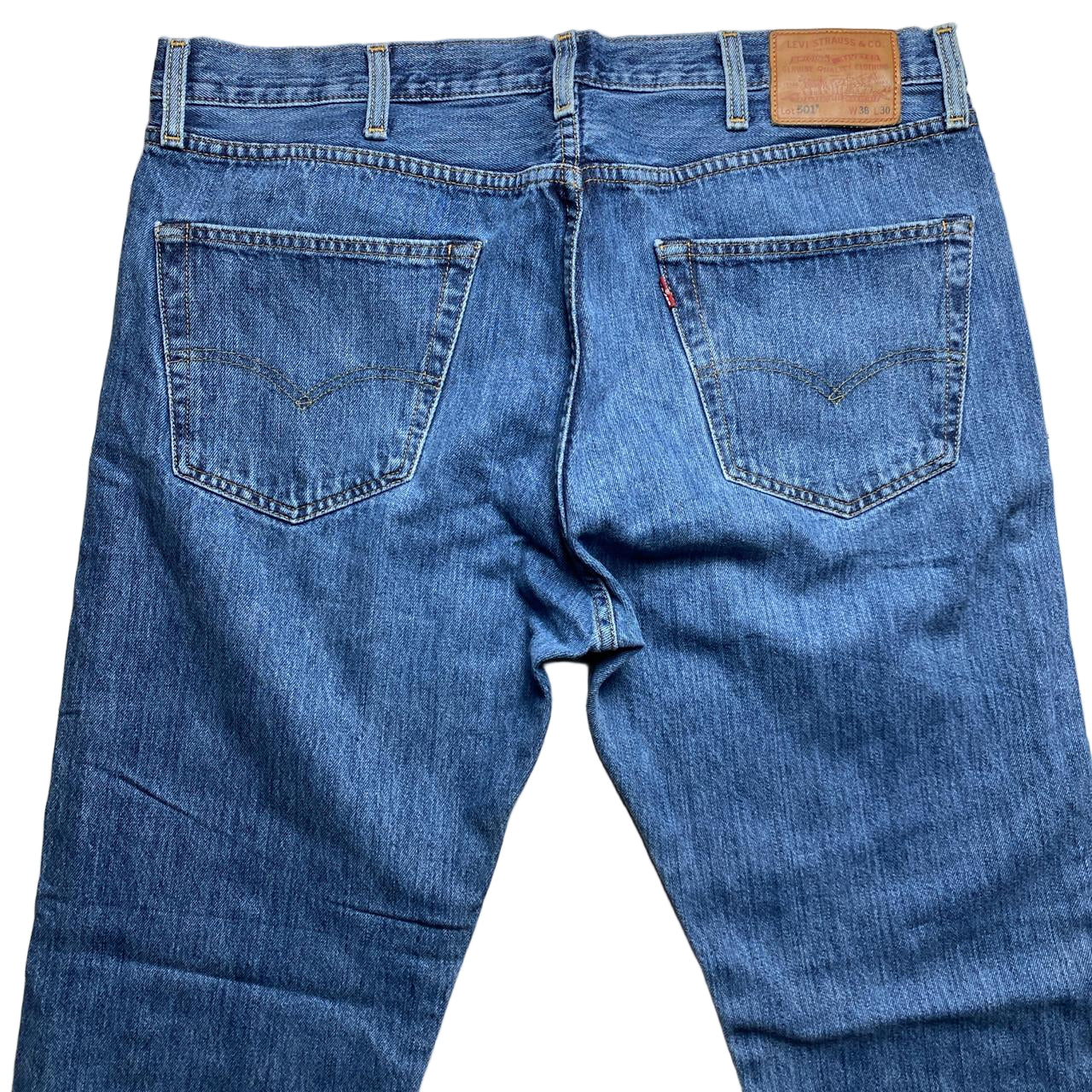 Levis 501 Baggy Blue Jeans (38W)