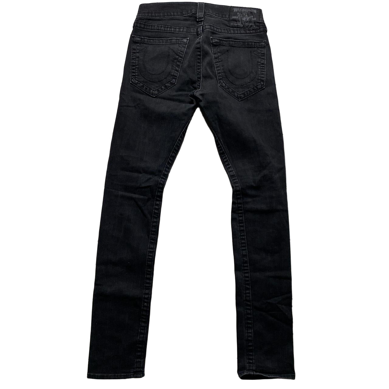 True Religion Black Rocco Slim Jeans (30W)