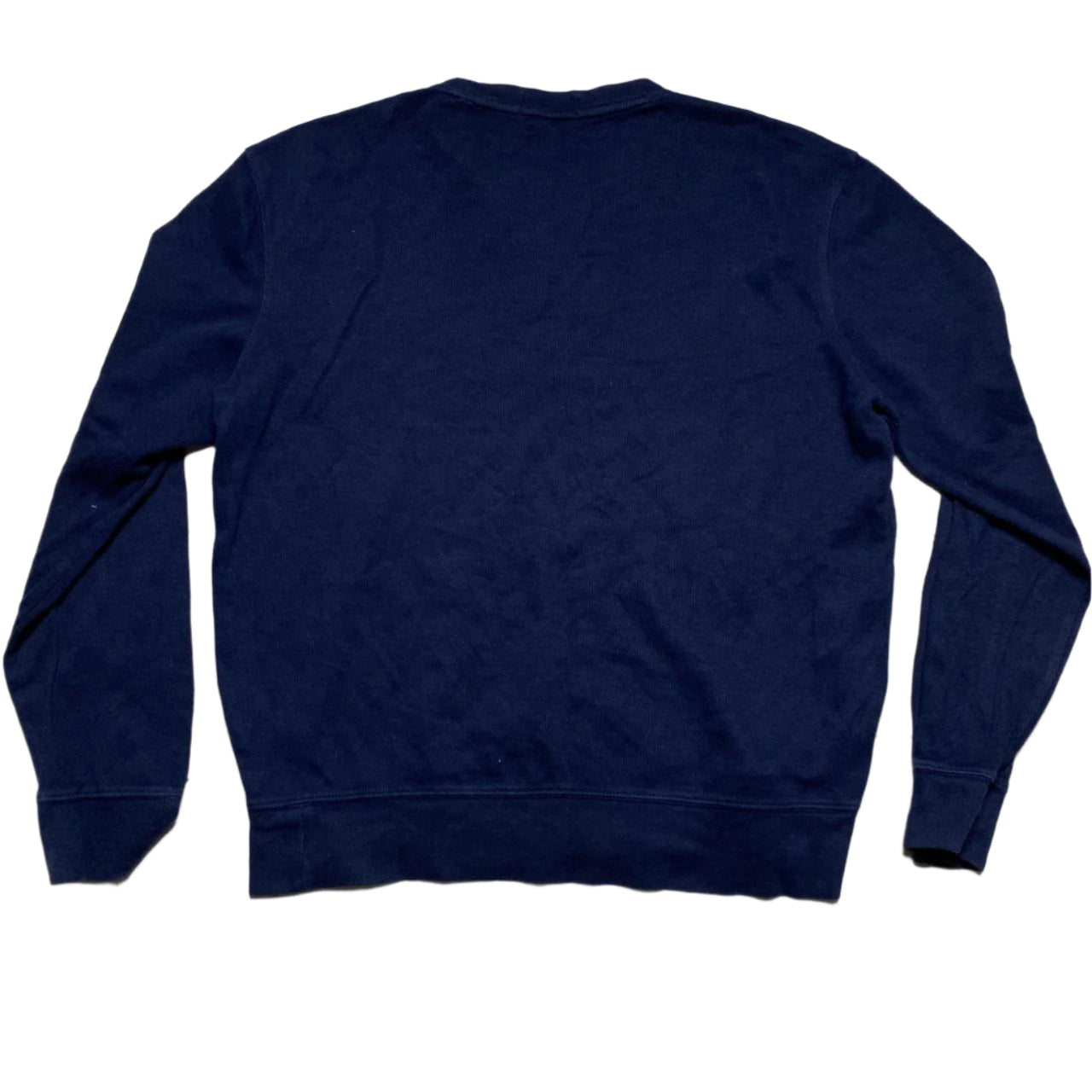 Ralph Lauren Polo Navy and Red Pony Estate Rib Jumper (M)