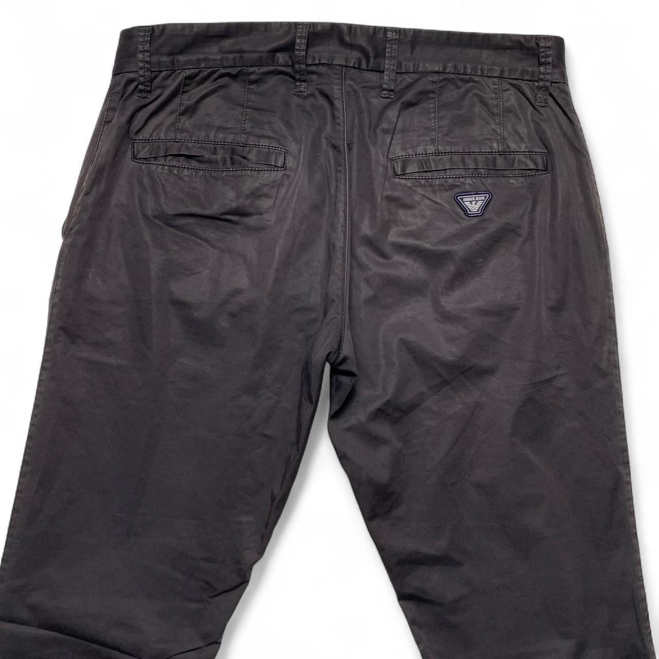 Armani Jeans P15 Slim Smart Straight Leg Trousers (34W)