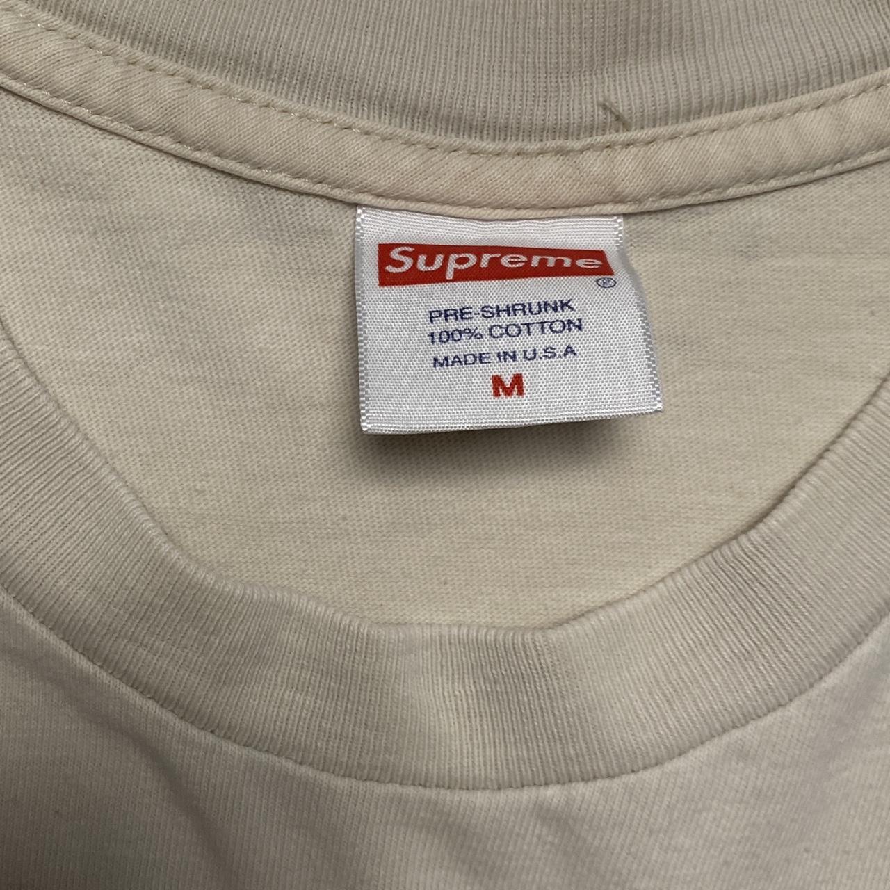 Supreme Bedroom Art Gun T Shirt Cream White (M)
