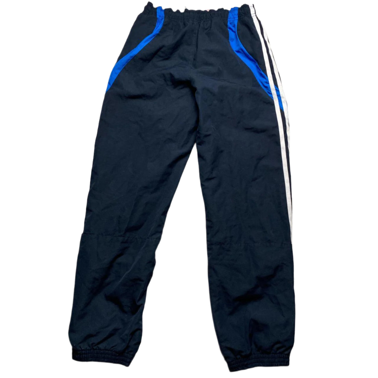 Adidas Shell Trackpant Bottoms Navy Blue and White (S)