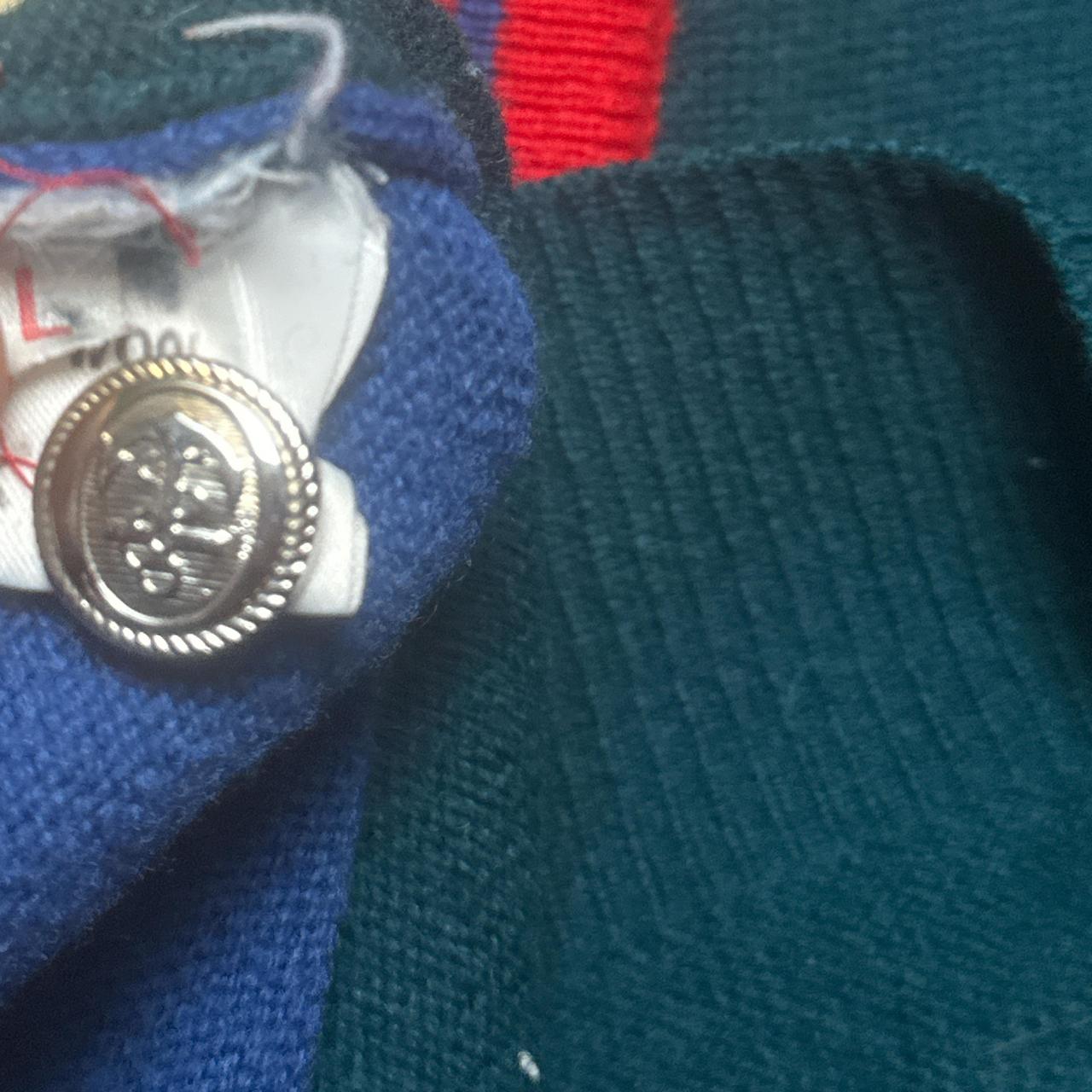 Paco Vintage 90’s Wool Multi Colour Patch Cardigan Jumper