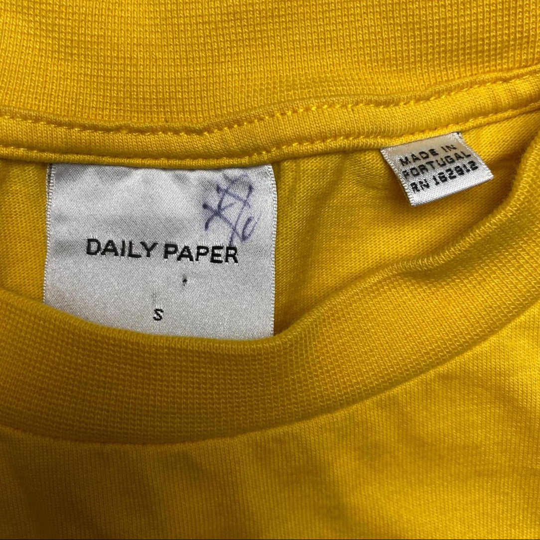 Daily Paper Ghana Pop Up Yellow T Shirt (S)