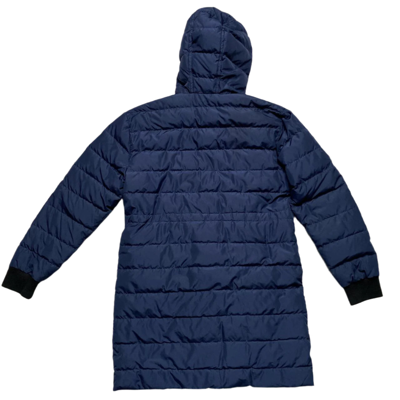 Belstaff Navy Long Womens Parka Puffer Coat (M)