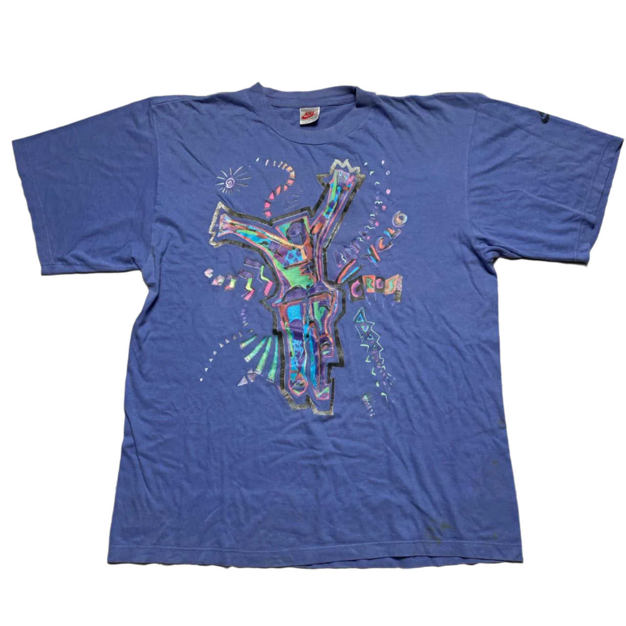 Nike Cyclo Cross Vintage 80’s 90’s Blue T Shirt (XL)