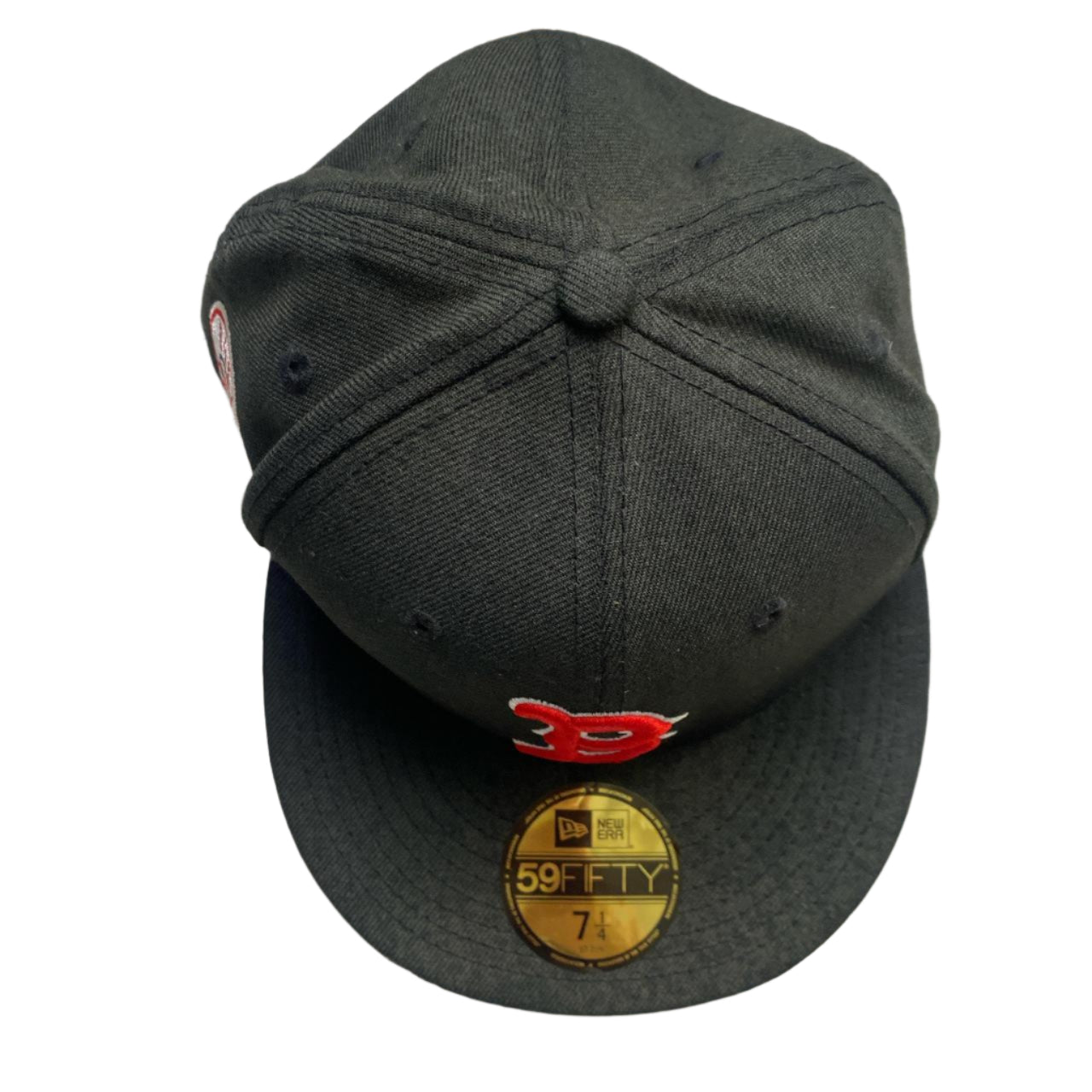 Boston Red Sox New Era Black and Red Fitted Cap