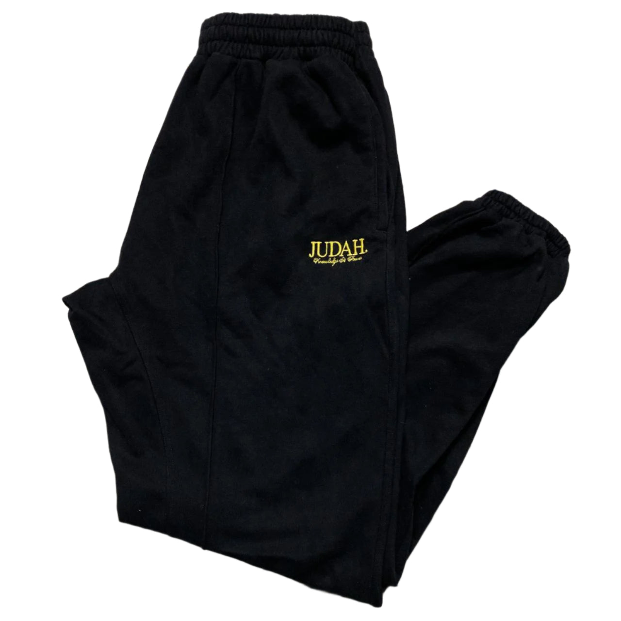 Judah Tribe Black and Yellow Joggers (XL)