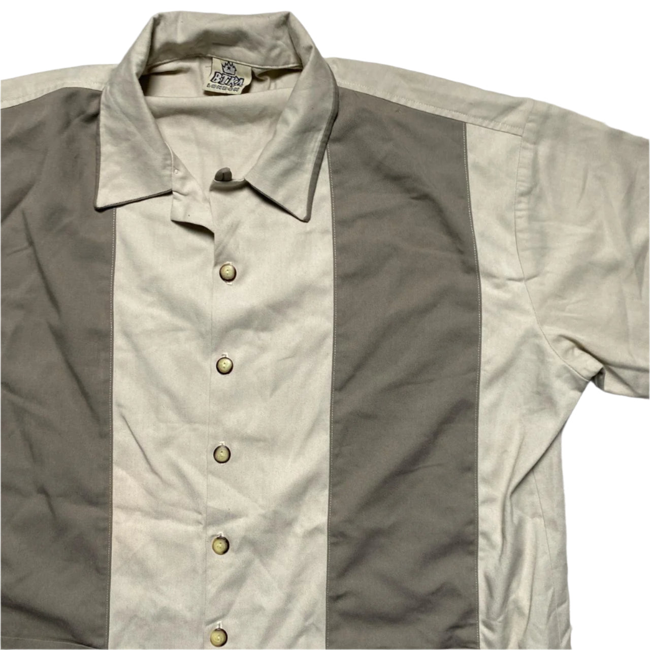 BTKA Born To Kick Arse Cream Short Sleeve Shirt (L)