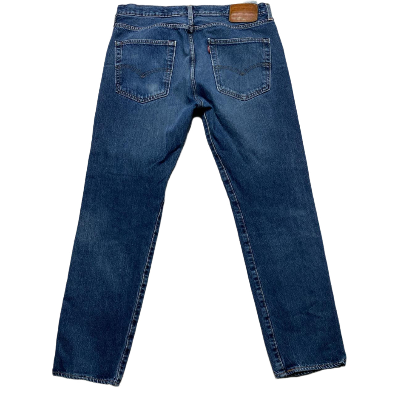 Levis 501 ST Slim Navy Blue Jeans (W 34)