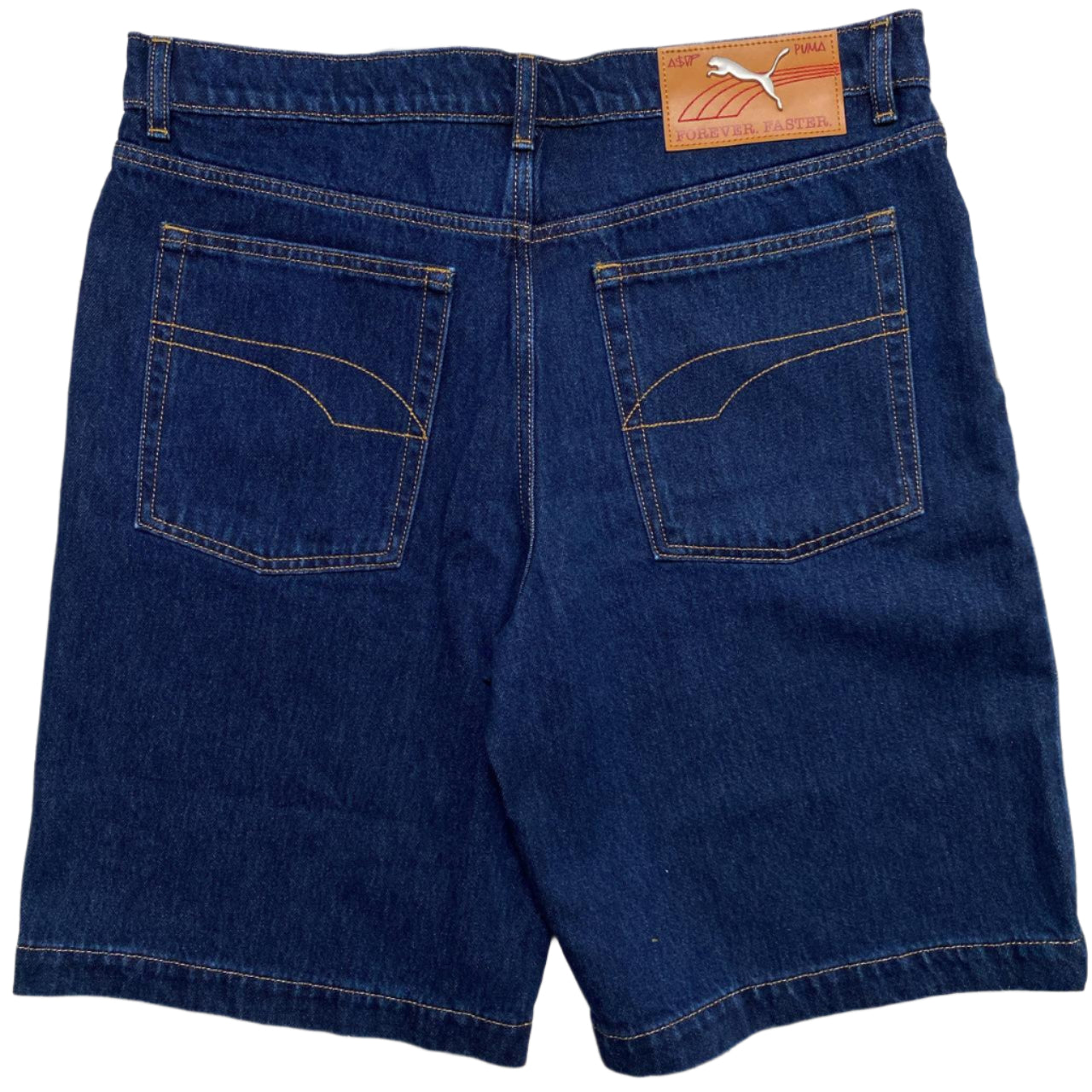 Puma ASAP Rocky AWGE Dark Navy Jorts Jean Shorts (32W)