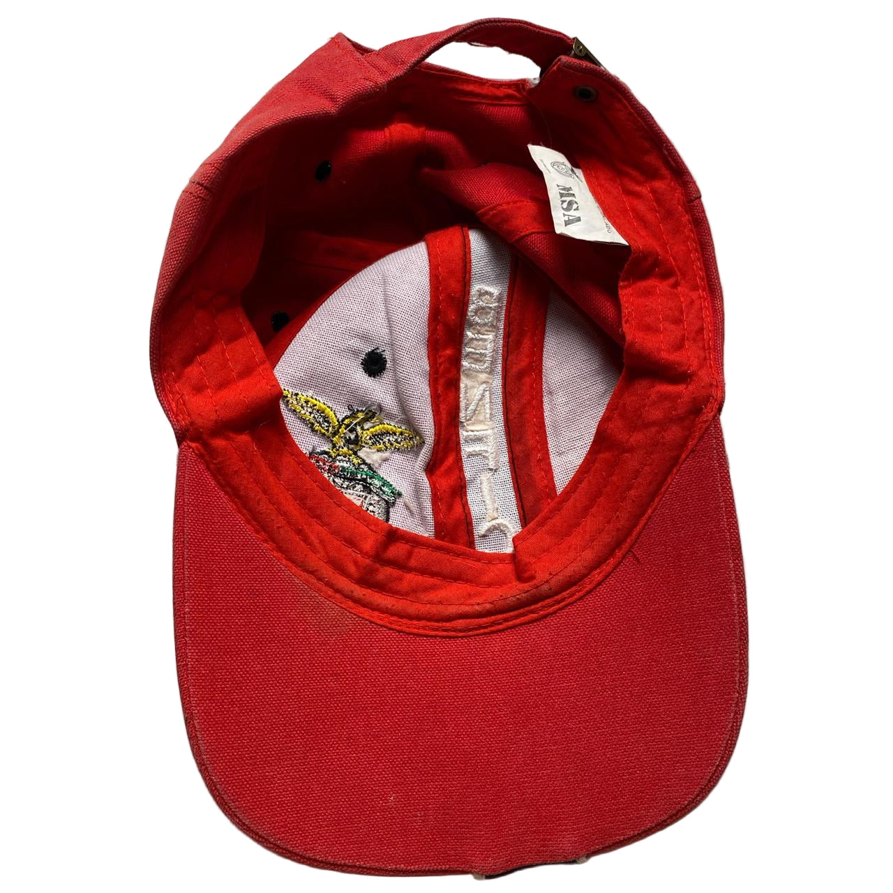 Benfica Vintage Football Cap Red and Black