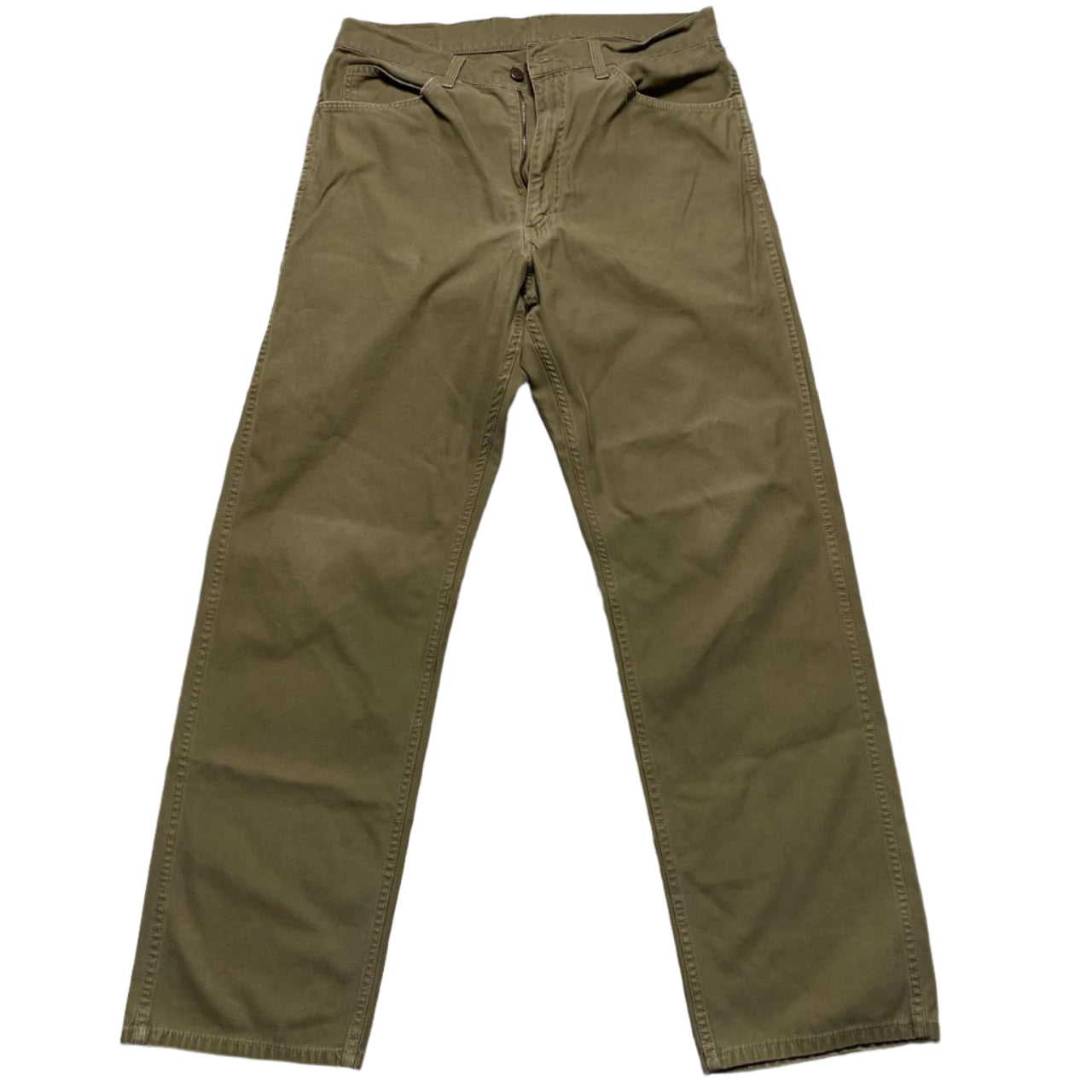 Levis 571 Khaki Olive Carpenter Jeans (34W)