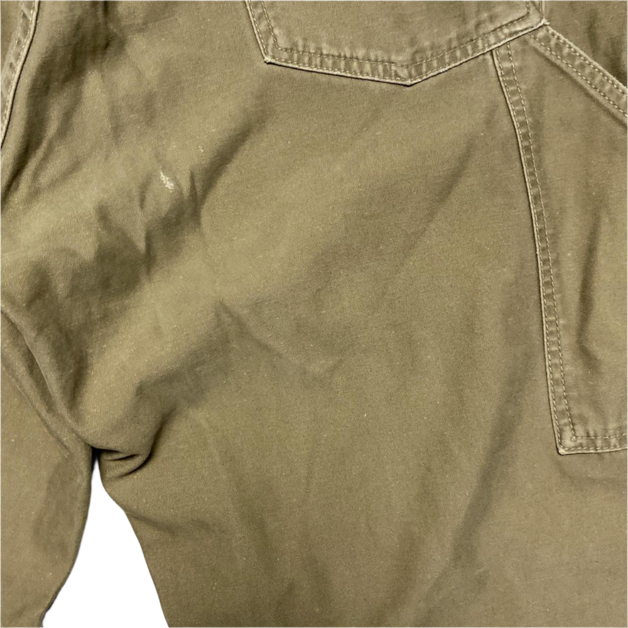 Levis 571 Khaki Olive Carpenter Jeans (34W)