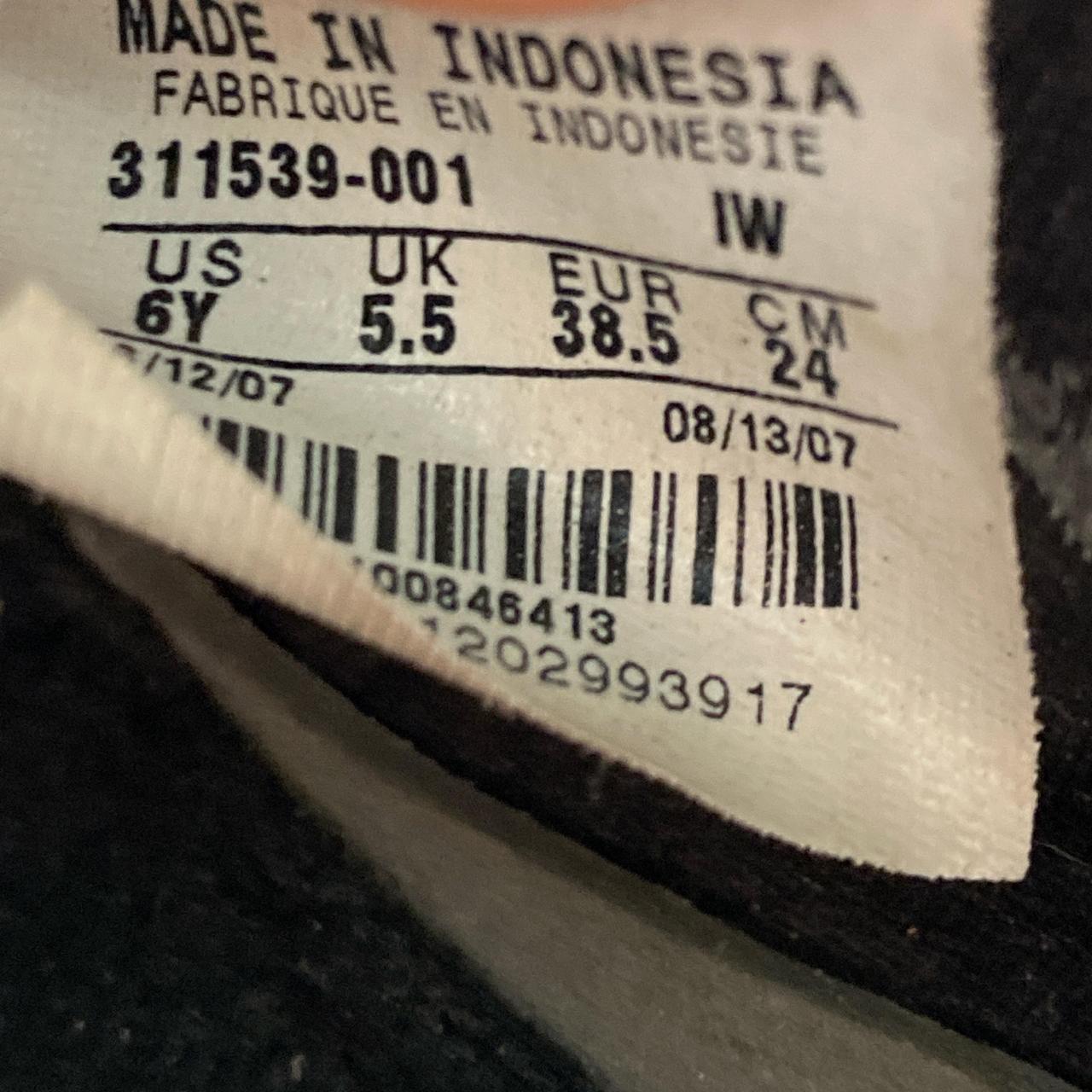 Nike Air Rift Black Leather Non Tabi Split Toe (UK 5.5)