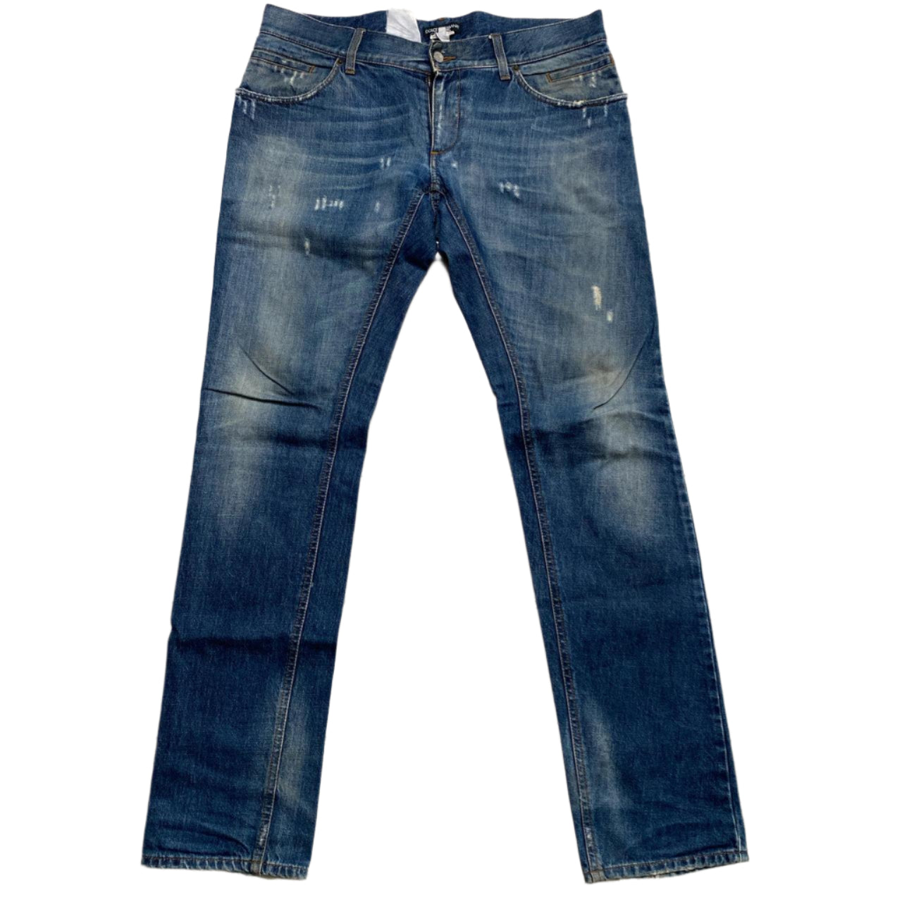 Dolce and Gabbana Vintage Silver Plaque Jeans (38W)