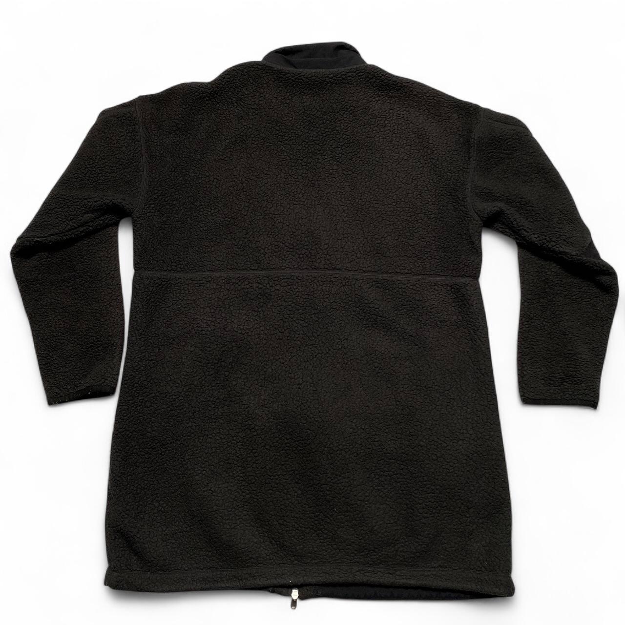 The North Face Black Womens Long Fleece Zip Jumper (L)