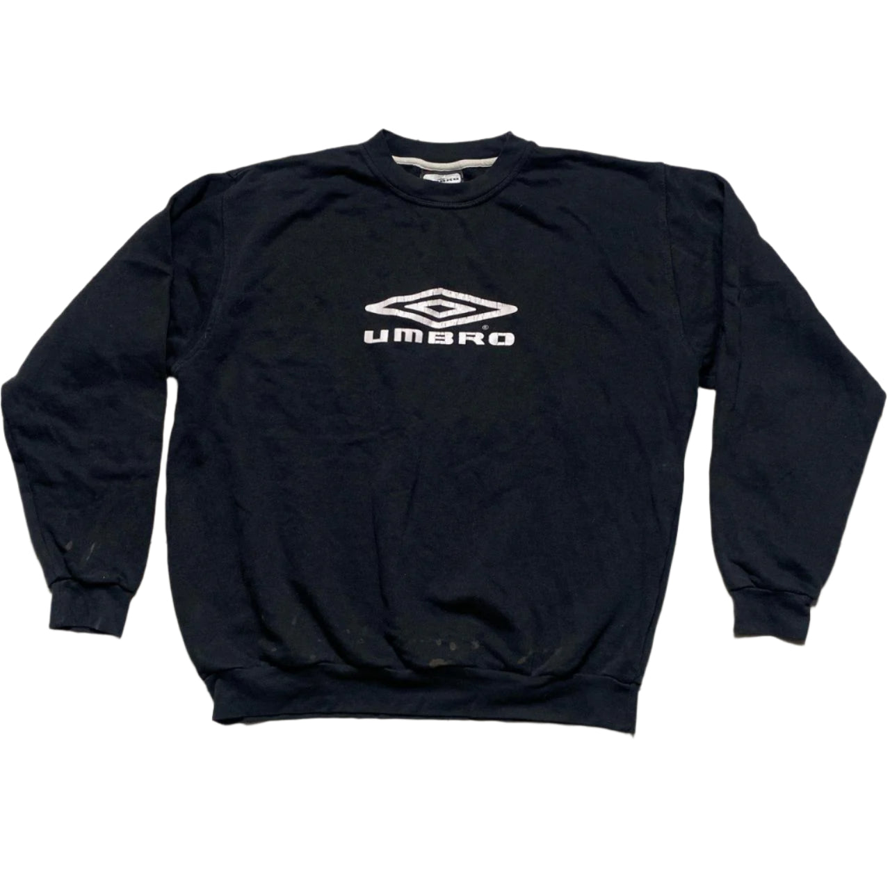 Umbro Black and White Vintage Jumper (L)