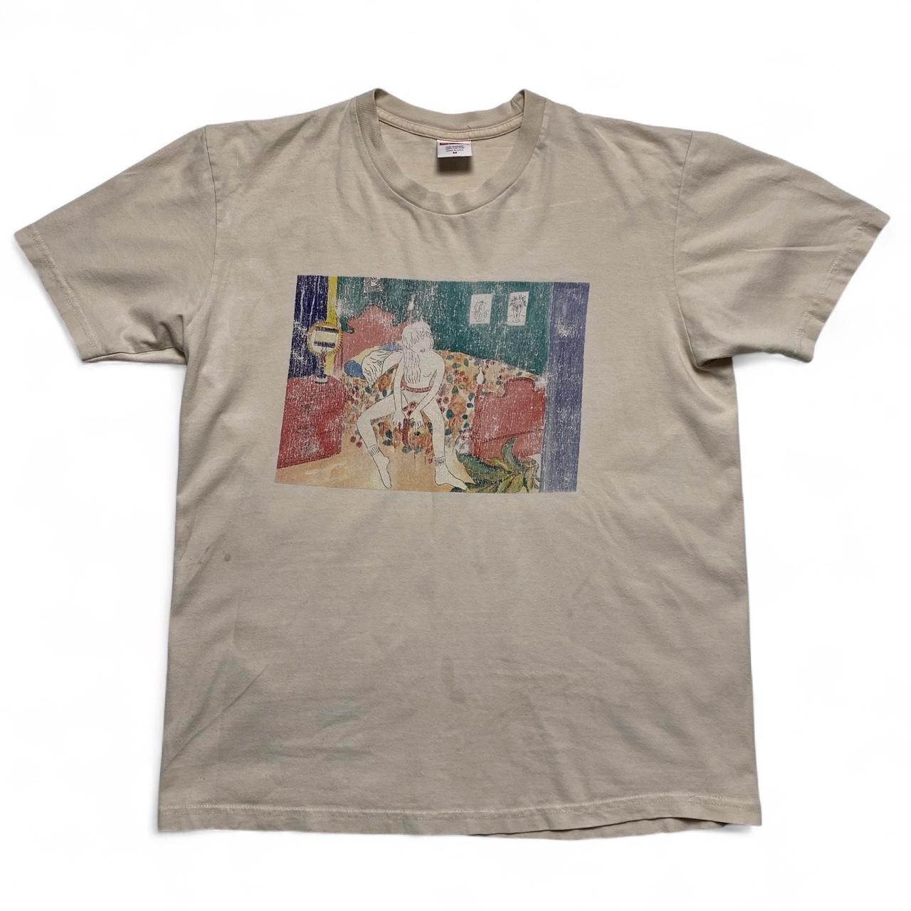 Supreme Bedroom Art Gun T Shirt Cream White (M)