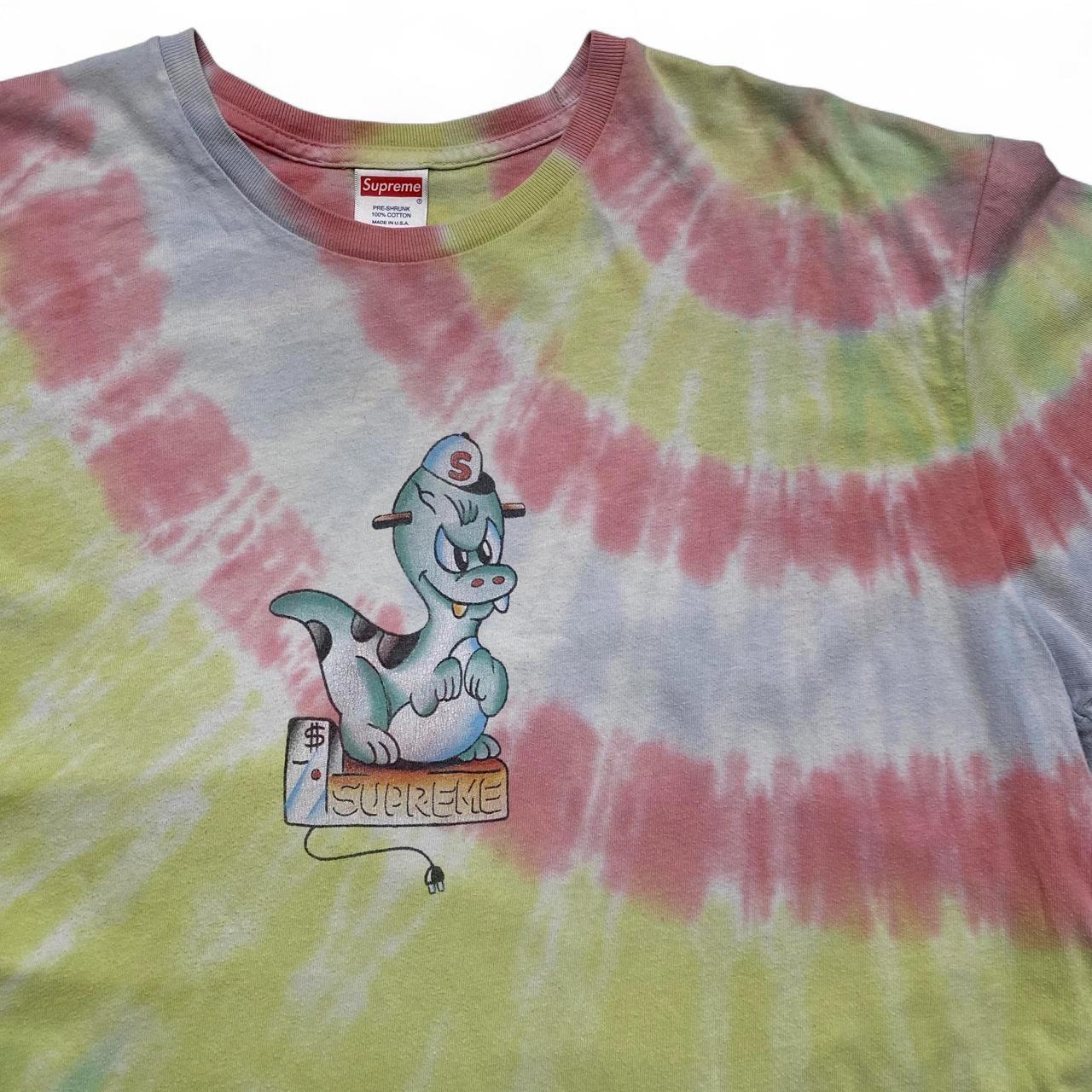 Supreme Little Dinosaur Rainbow Tie Dye T Shirt (L)
